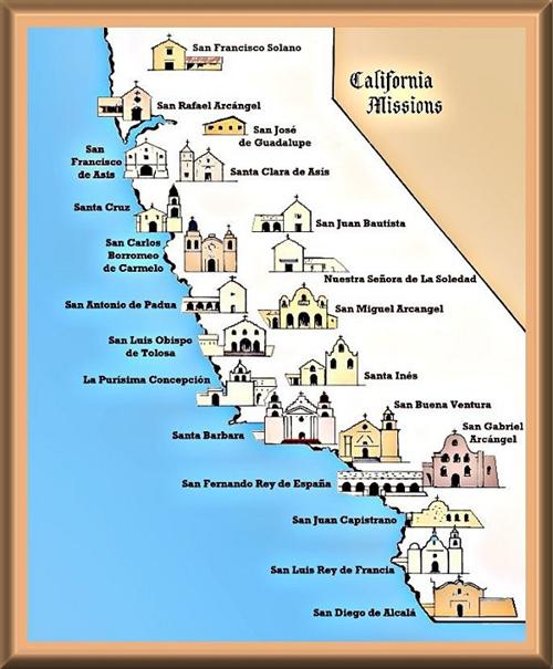 California Missions Mapr 